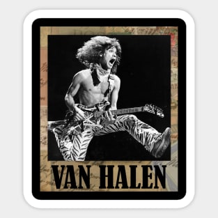 Van Halen // Vintage Frame Sticker